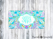 Zest for Life Lilly Inspired License Plate