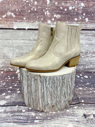 Your Starboard Boots-Gold Metallic
