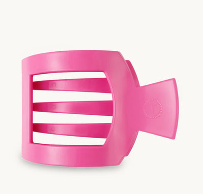 Paradise Pink Medium Flat Square Hair Clip