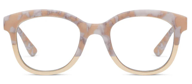 Georgia Glasses, Tan marble gold