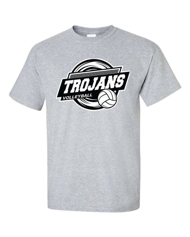 Trojans Volleyball Net with Swirl