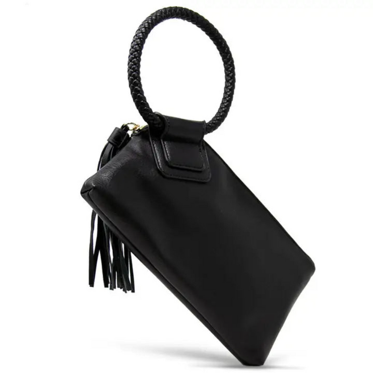 Tassel Clutch, Black