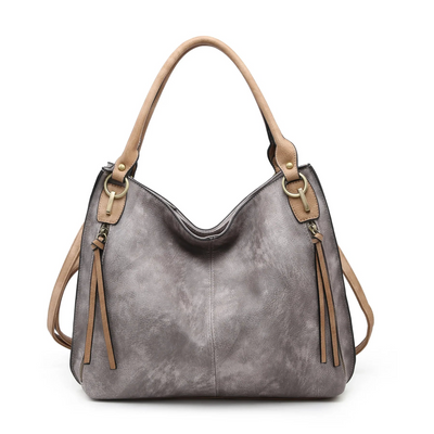 The Lily Purse, gray