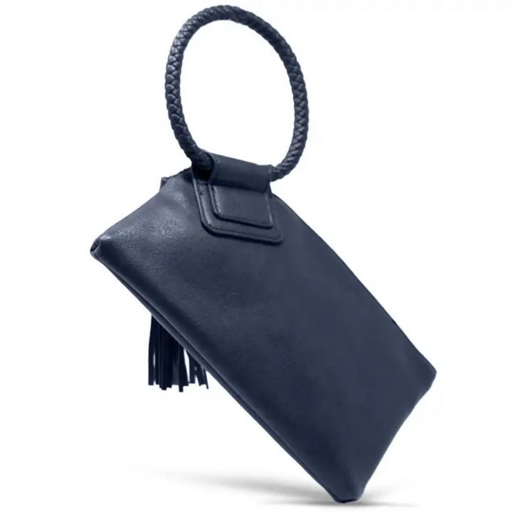 Tassel Clutch, Navy