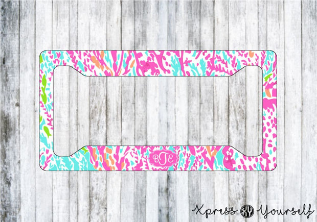 Cha Cha Lilly Inspired License Plate Frame