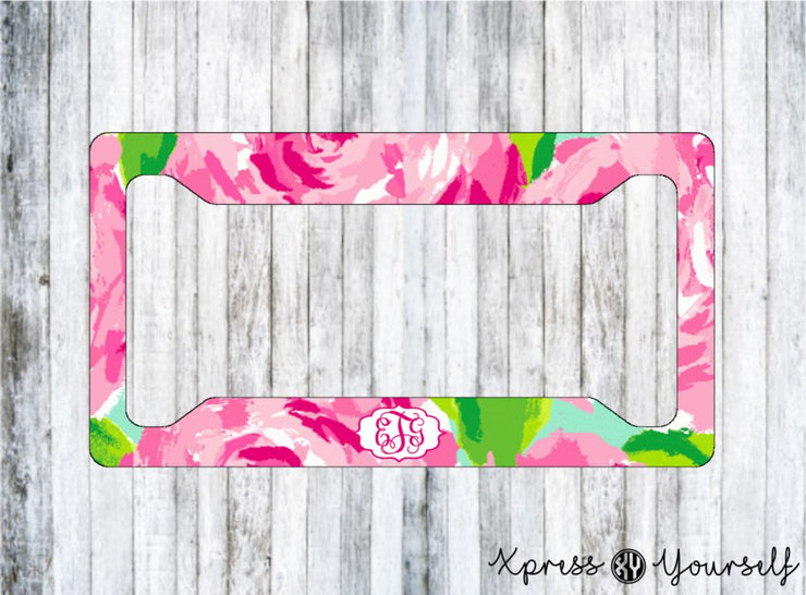First Impressions Lilly Inspired License Plate Frame