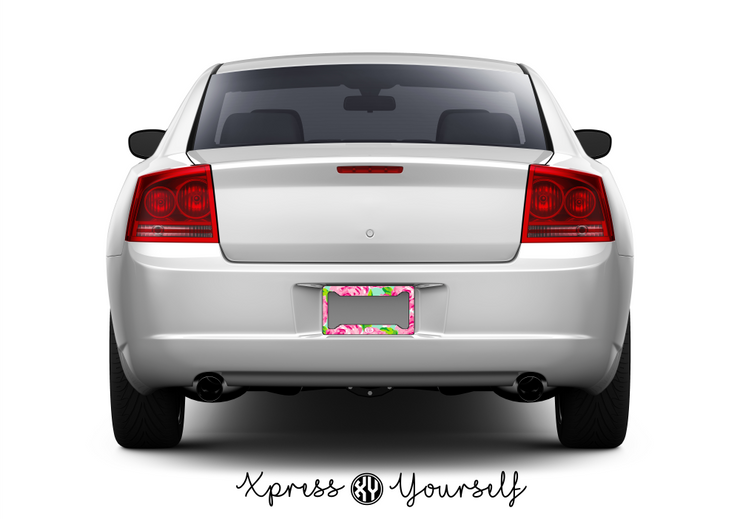 First Impressions Lilly Inspired License Plate Frame