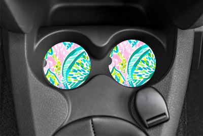 Juice Stand Lilly Inspired Car Coasters