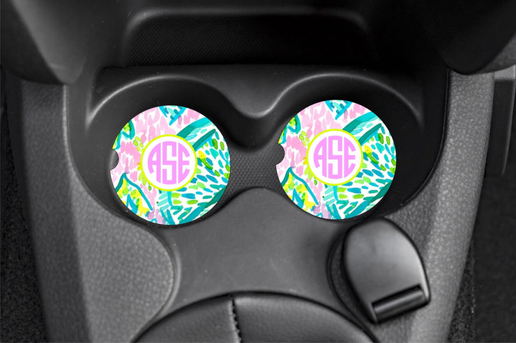 Juice Stand Lilly Inspired Car Coasters