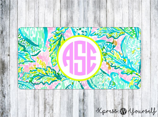 Juice Stand Lilly Inspired License Plate