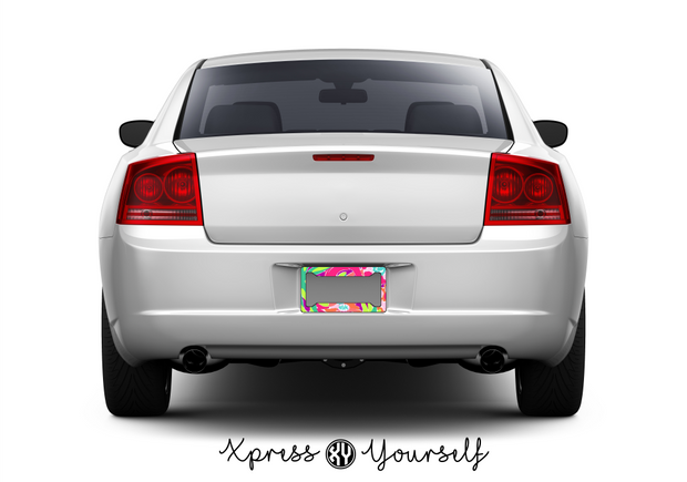 Lulu Lilly Inspired License Plate Frame