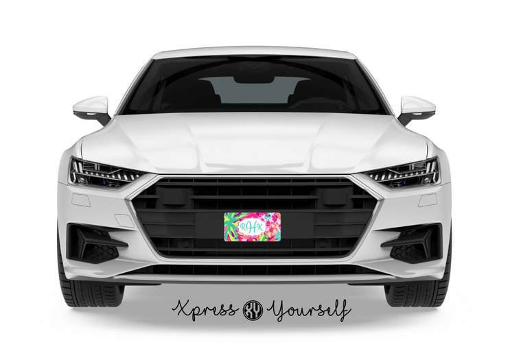 Lulu Lilly Inspired License Plate