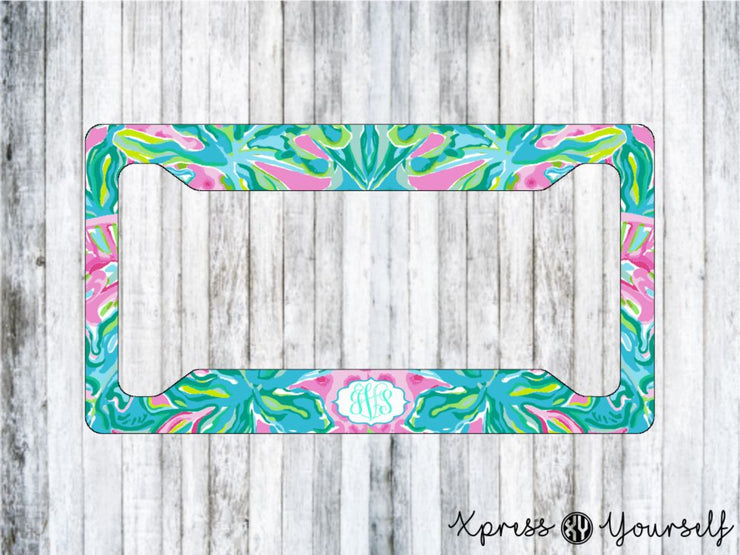 One in a Mellon Lilly Inspired License Plate Frame