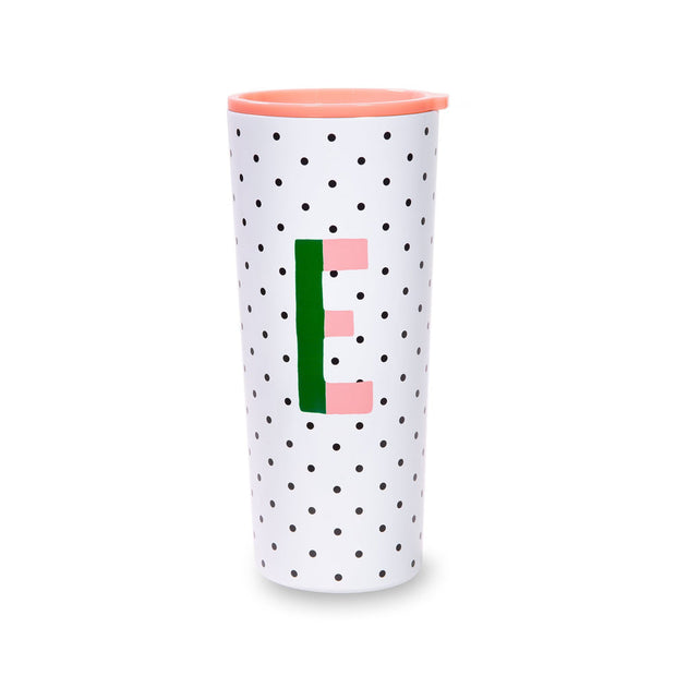 Kate Spade Initial Stainless Steel Tumbler, Sparks of Joy