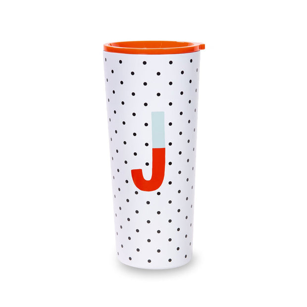 Kate Spade Initial Stainless Steel Tumbler, Sparks of Joy