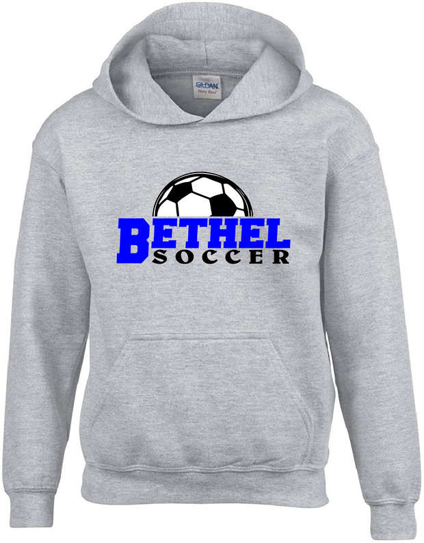 Hoodie Bethel Soccer Distressed Half Ball