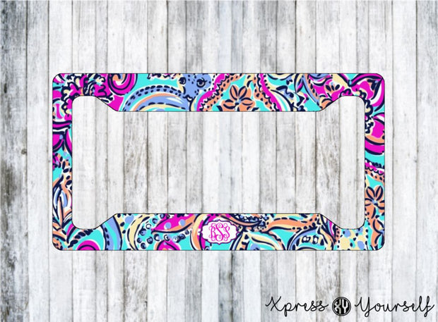 Bait & Switch Lilly Inspired License Plate Frame
