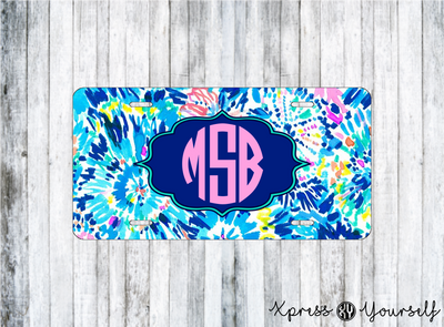 Dive In Lilly Inspired License Plate