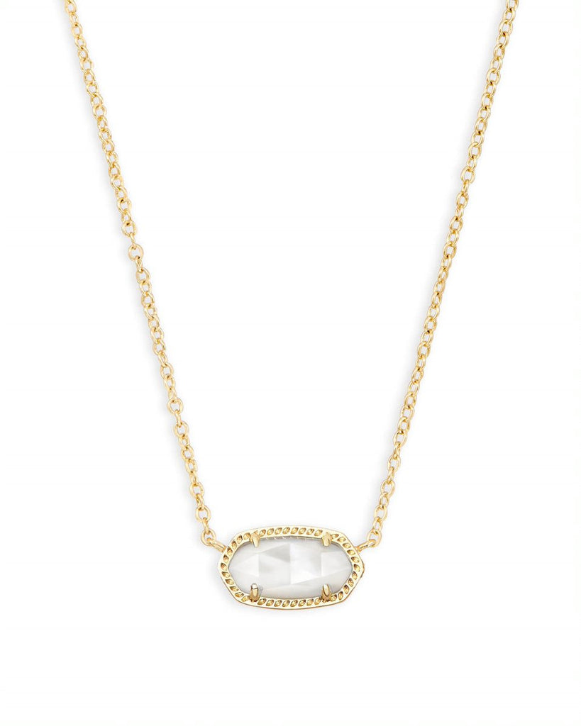 Jess Lock Chain Necklace in Silver