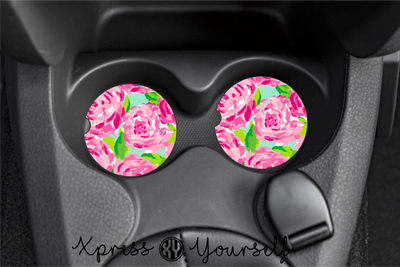 First Impressions Lilly Inspired Car Coasters