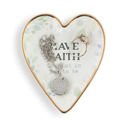 Have Faith Heart Trinket Dish