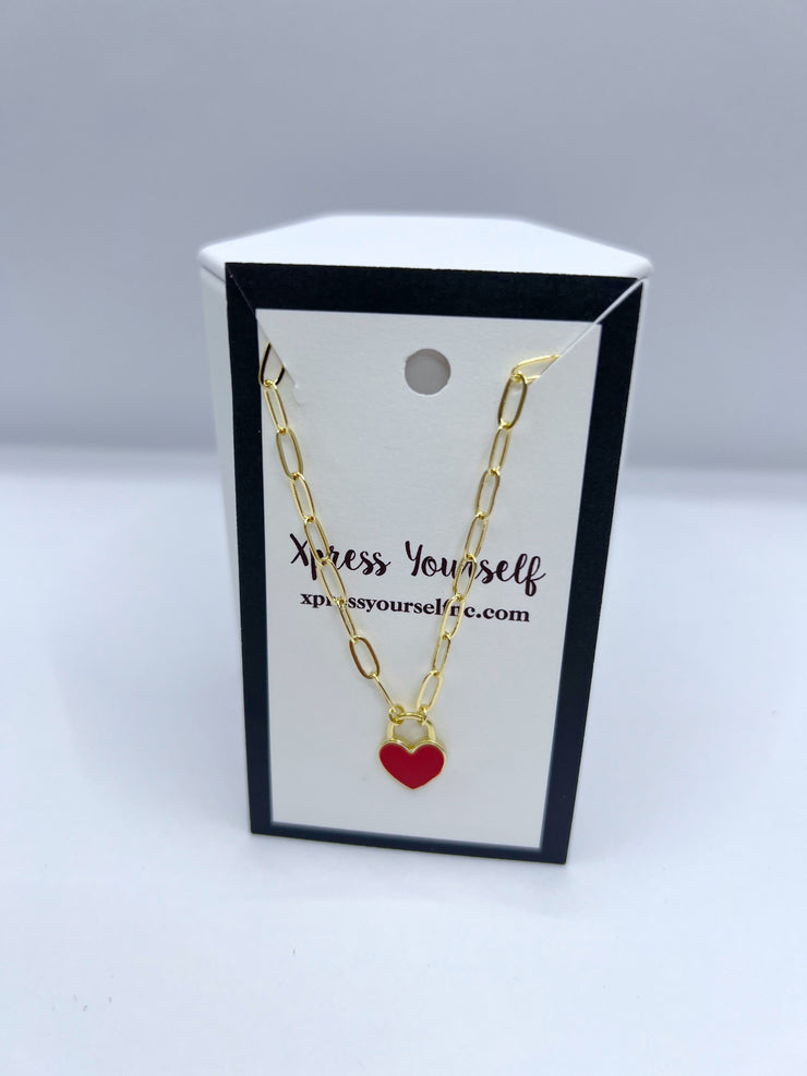 All Your Love Necklace, Red