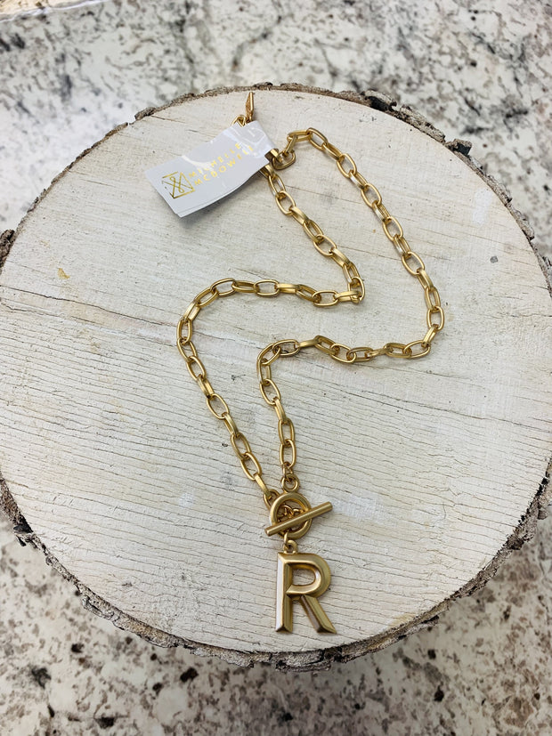 Michelle Mcdowell Wynonna Initial Necklace