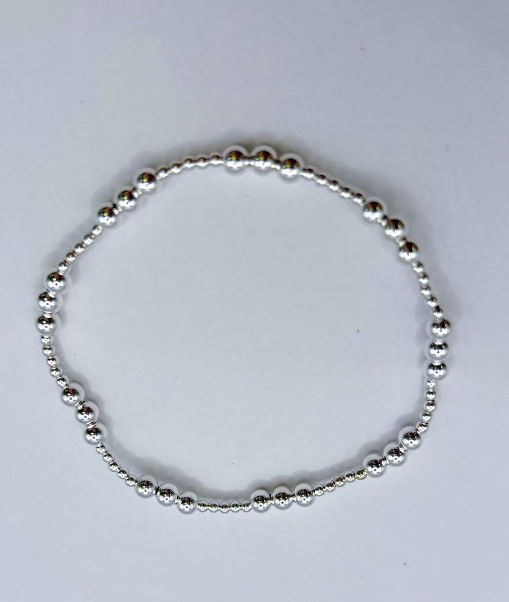 Enewton Joy Pattern 4mm Bead Bracelet Sterling