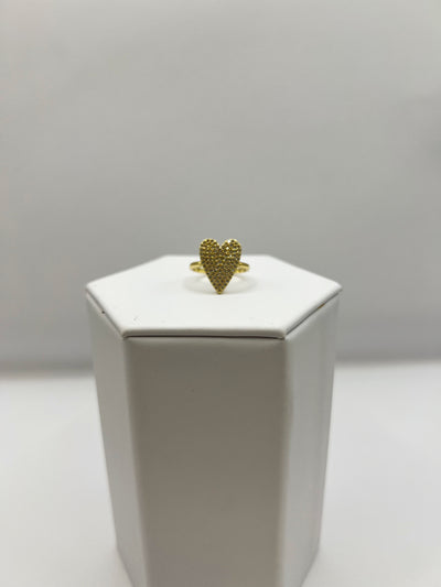 Soft Hearted Cuff Ring