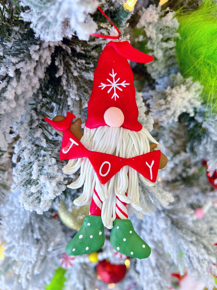Gnome Ornament, Joy