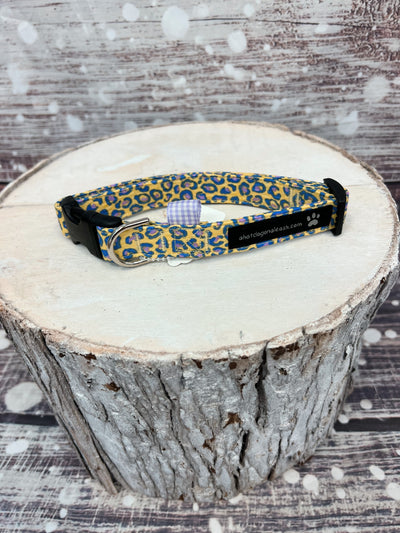 Medium Dog Collar, Funky Leopard
