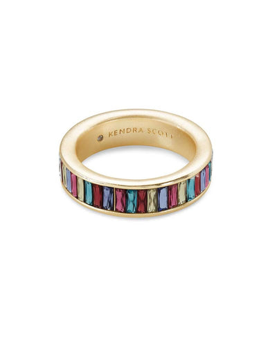 Kendra Scott Jack Band Ring in Gold Multi Mix