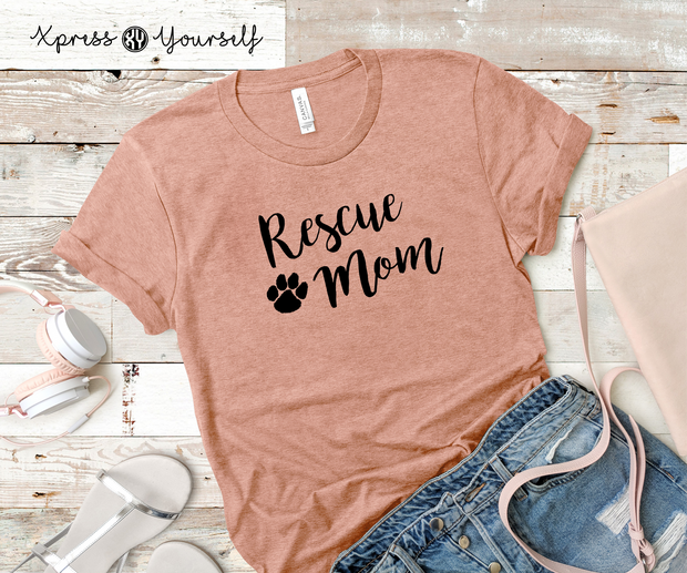 Rescue Mom Graphic Tee