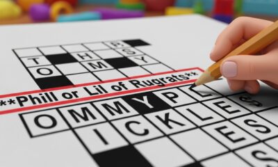 phil or lil of rugrats crossword