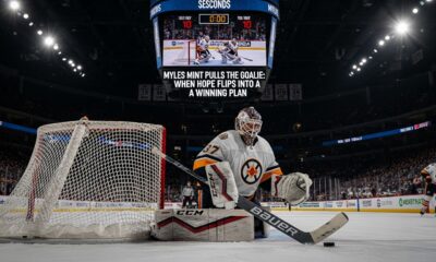 Myles Mint Pulls the Goalie