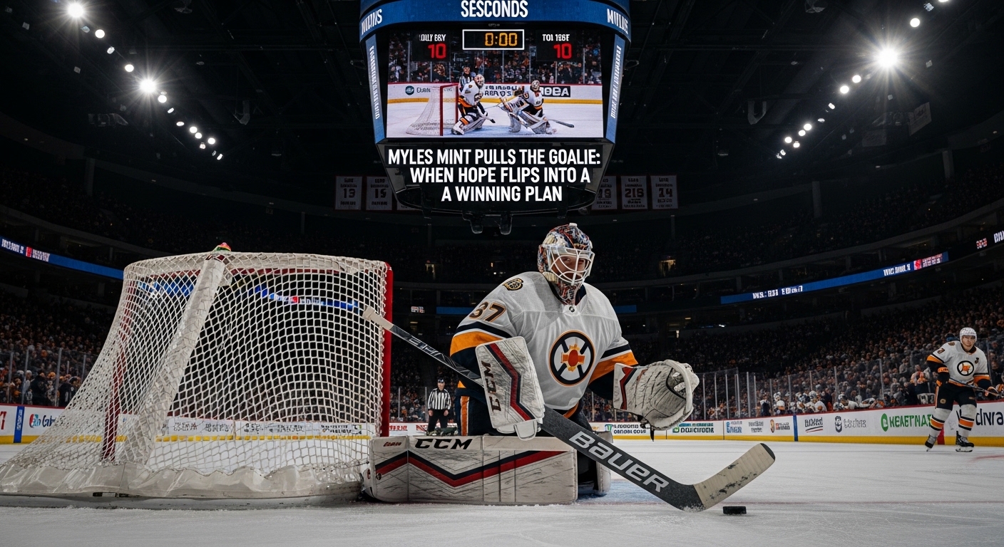 Myles Mint Pulls the Goalie